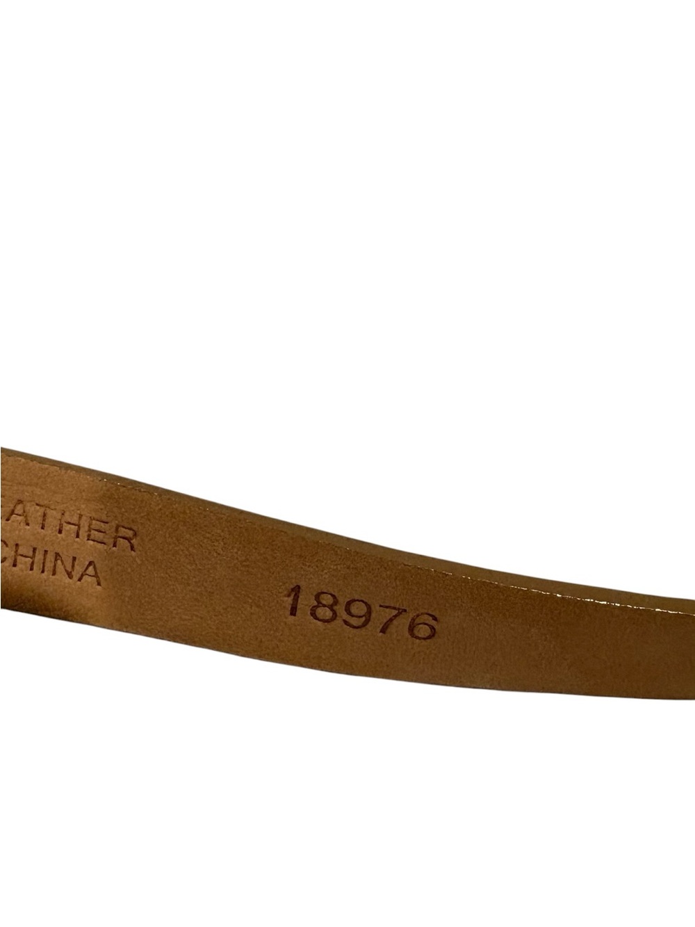 J. Crew - Skinny Belt, Patent Leather. Size Small. Nude / Tan - Picture 5 of 11